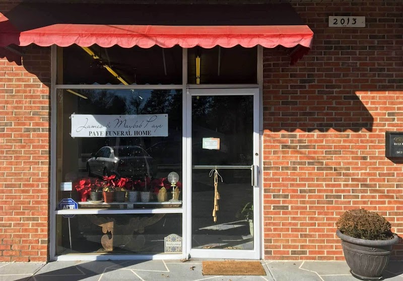 Paye Memorial Funeral & Cremation Care funeral home in Fayetteville, NC