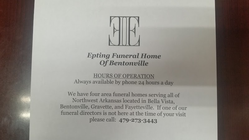 Epting Funeral Home Bentonville funeral home in Bentonville, AR