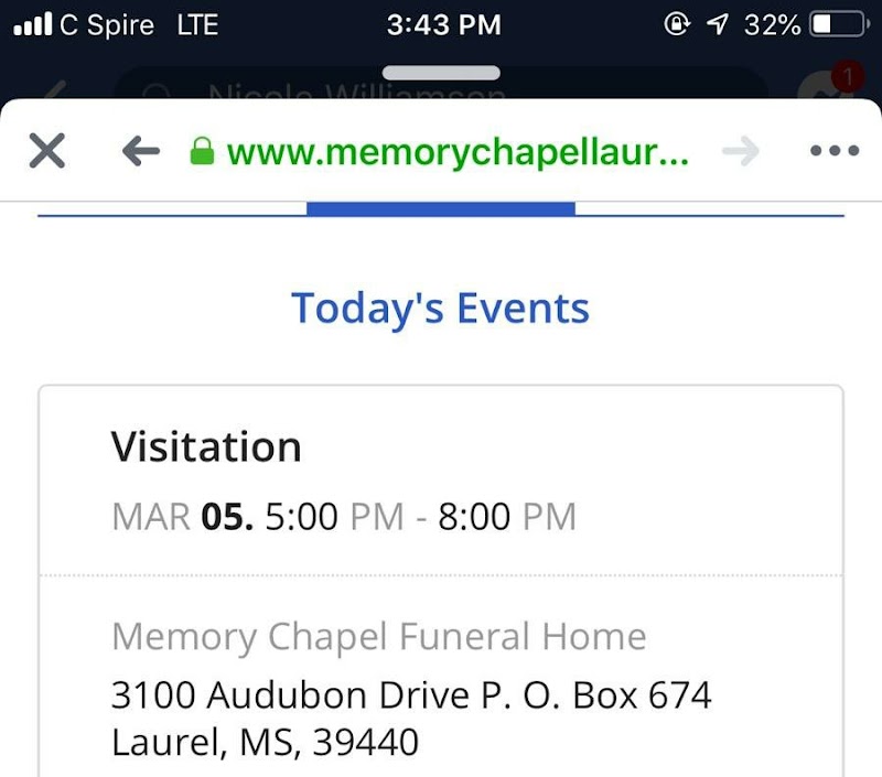 Memory Chapel Funeral Home funeral home in Laurel, MS