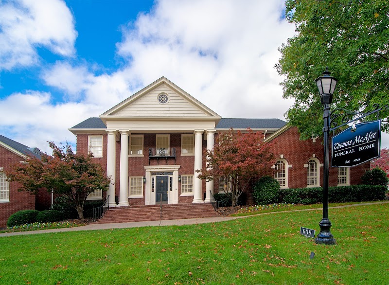 Thomas McAfee Funeral Home funeral home in Greenville, SC