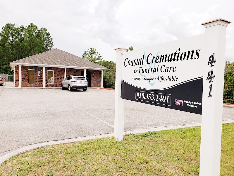 Coastal Cremations funeral home in Jacksonville, NC