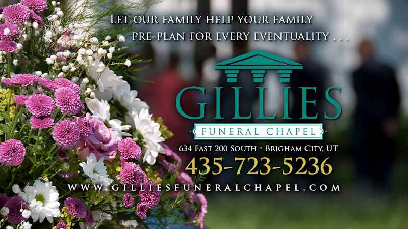 Gillies Funeral Chapel funeral home in Brigham City, UT