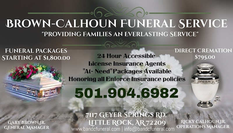 Brown-Calhoun Funeral Service funeral home in Little Rock, AR